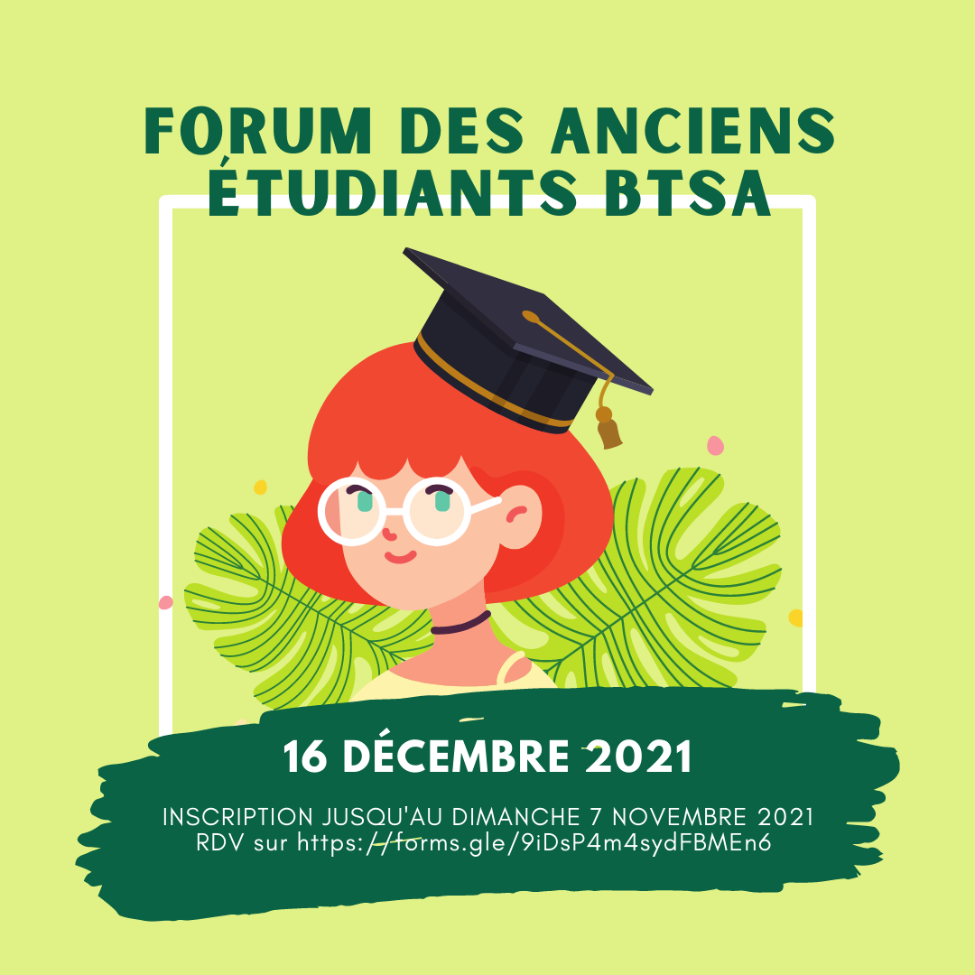 FORUM DES ANCIENS ÉTUDIANTS BTSA