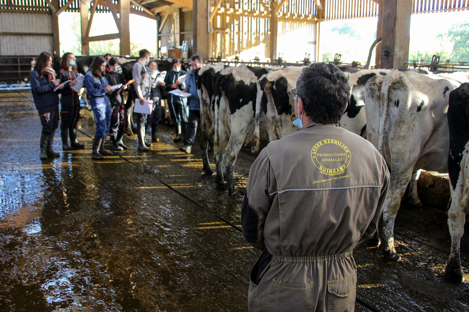 Formation pointage BTSA PA 1 exploitation agricole Kernilien 24