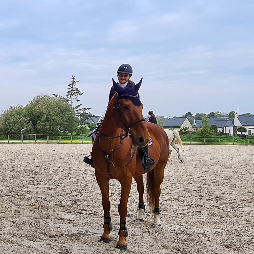 Championnat de Bretagne week end du 24 avril à Lamballe pour les élèves du lycée les cavaliers du centre équestre 2