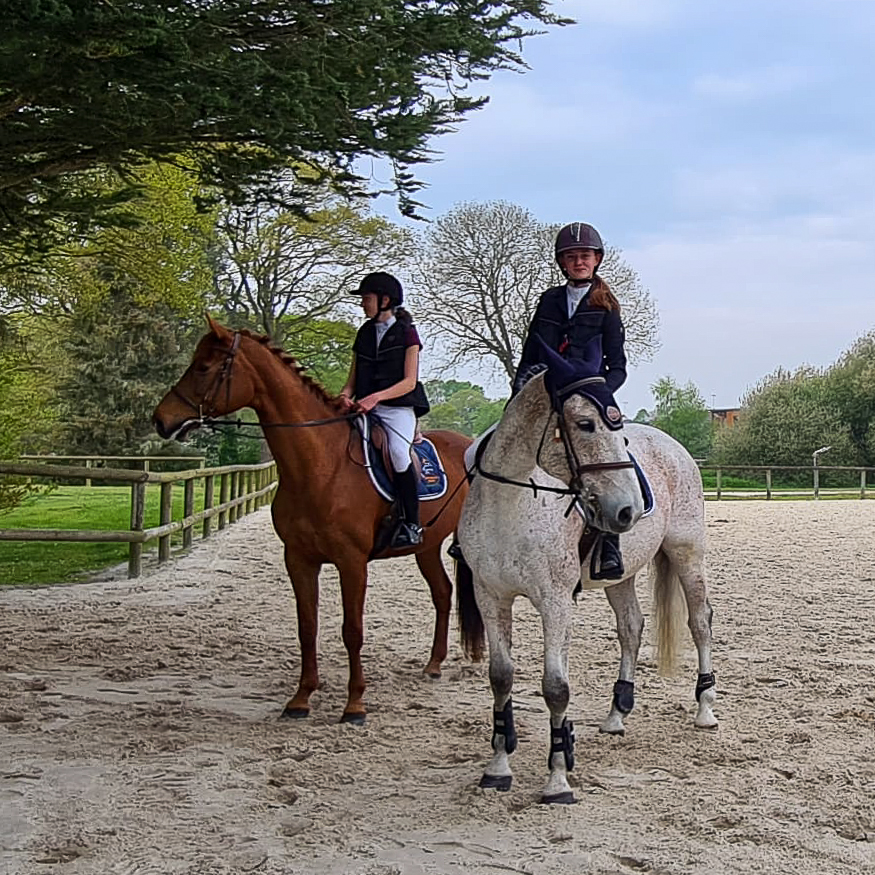 Championnat de Bretagne week end du 24 avril à Lamballe pour les élèves du lycée les cavaliers du centre équestre 2