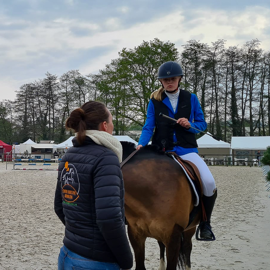 Championnat de Bretagne week end du 24 avril à Lamballe pour les élèves du lycée les cavaliers du centre équestre 2