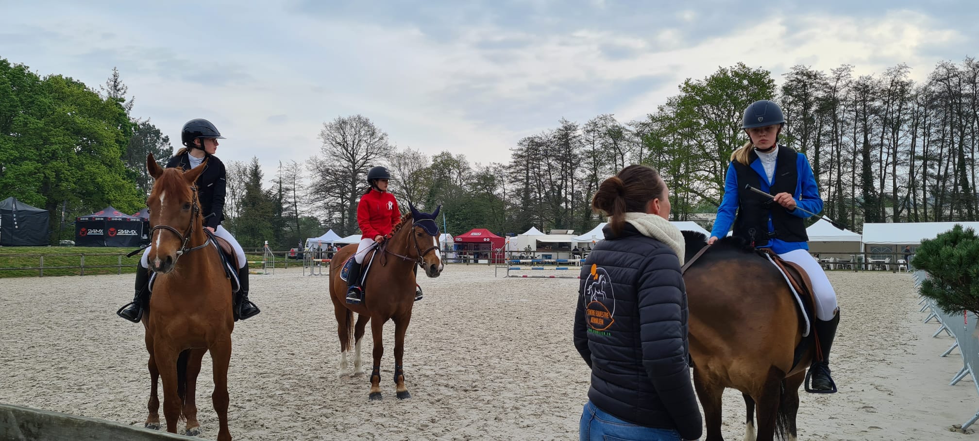 Championnat de Bretagne week end du 24 avril à Lamballe pour les élèves du lycée les cavaliers du centre équestre 9