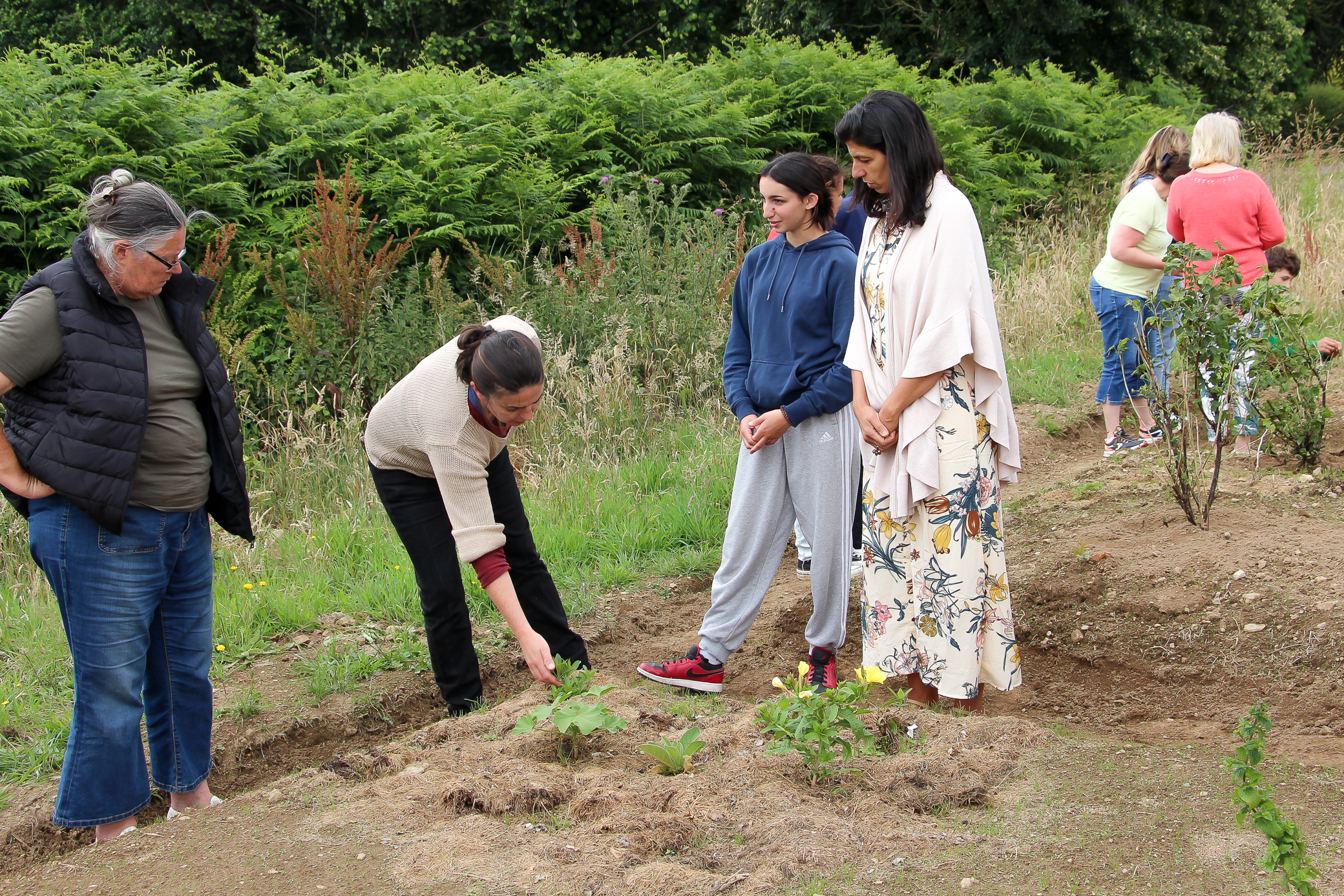 Inauguration jardin médiéval 4e 1