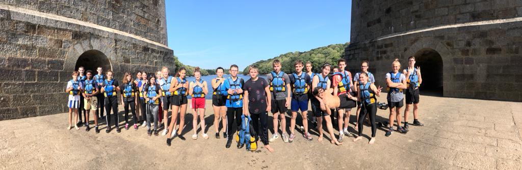 a journée nationale du sport scolaire pour les élèves de Kernilien canoë kayak au point noir Ploufragan 1