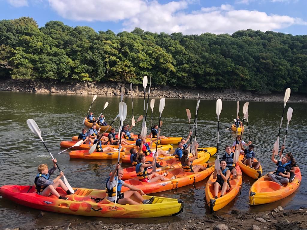 a journée nationale du sport scolaire pour les élèves de Kernilien canoë kayak au point noir Ploufragan 3