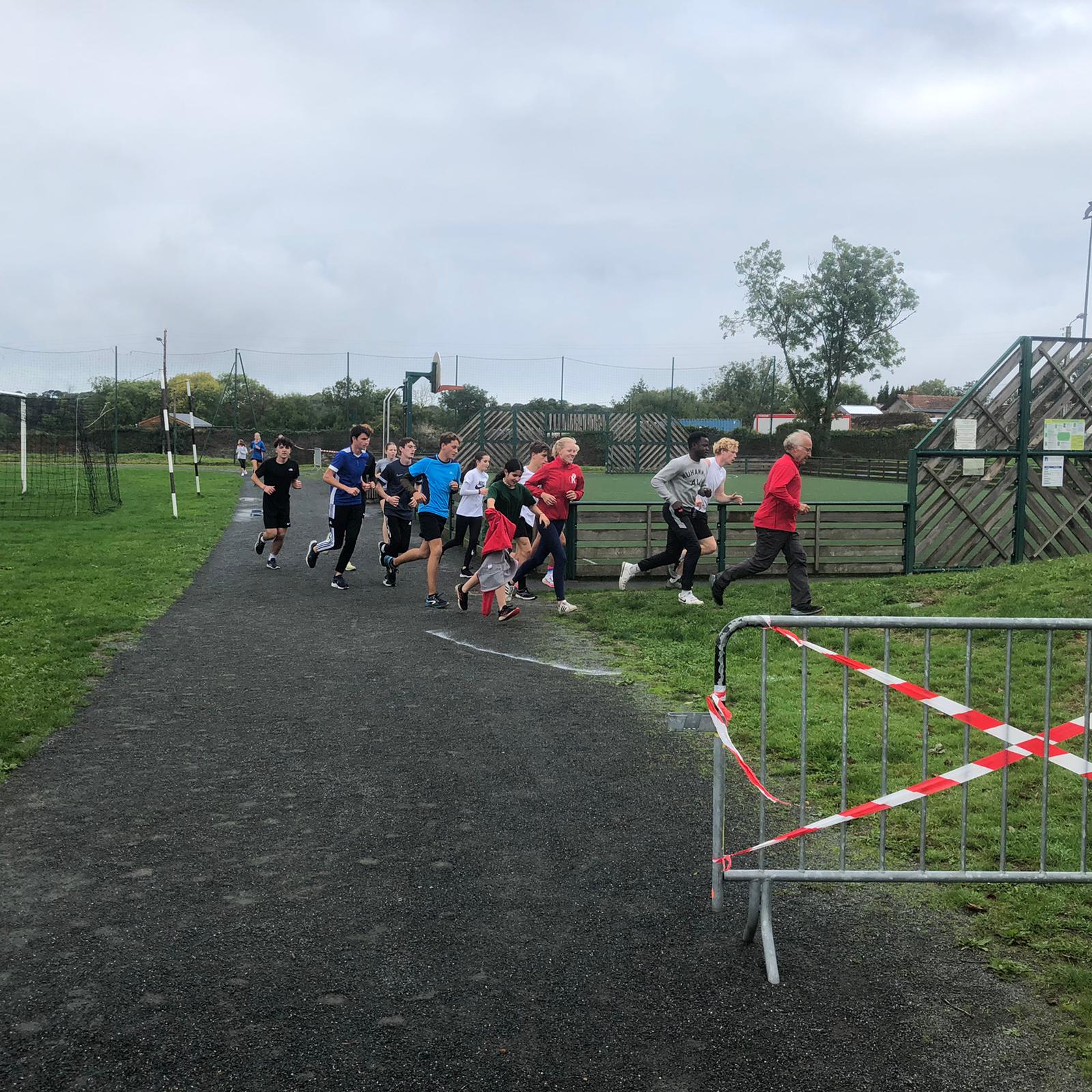 4 élèves du lycée de Kernilien ont participé à une épreuve de biathlon à Tréguier 1