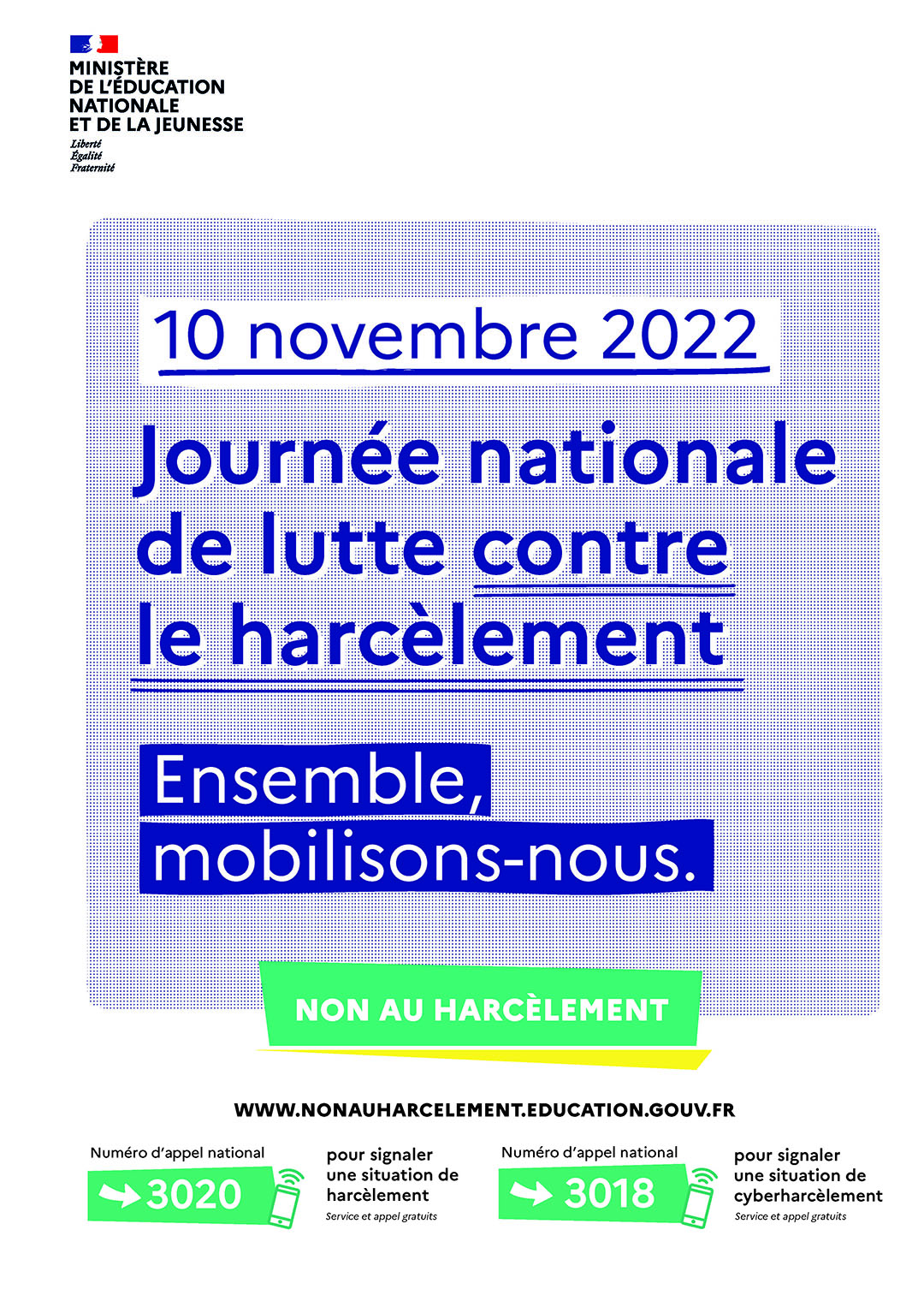 affiche harcelement