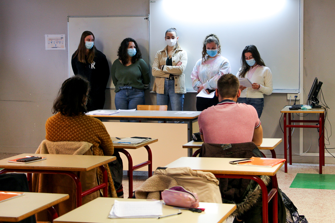 Intervention en classe MIL 1